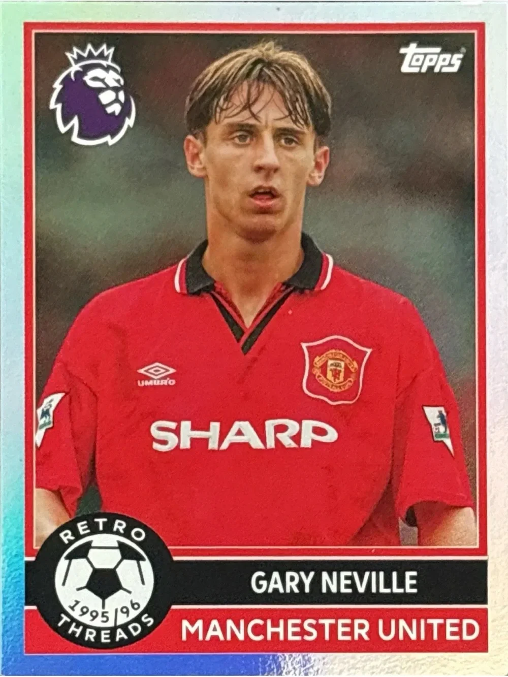 Topps Manchester United Gary Neville Soccer Trading Card
